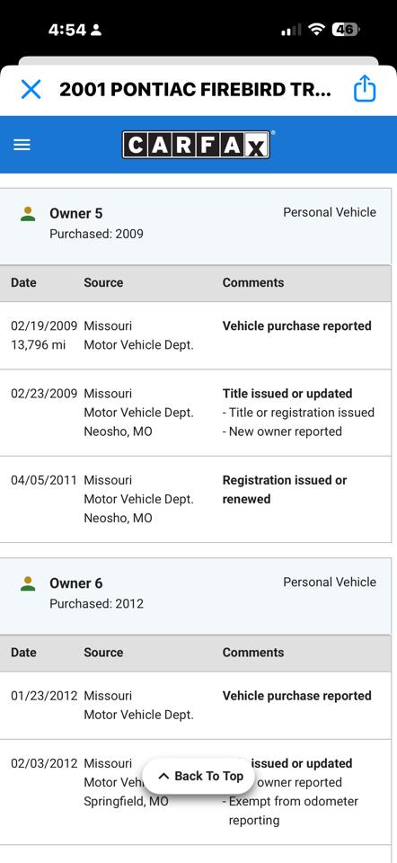 Pontiac Trans Am Coupe 2001