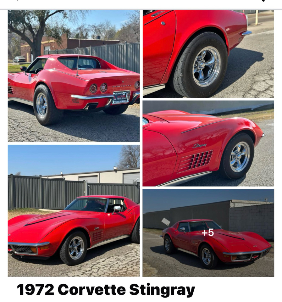 Chevrolet Corvette Stingray 2dr Cpe w/1LT 1972