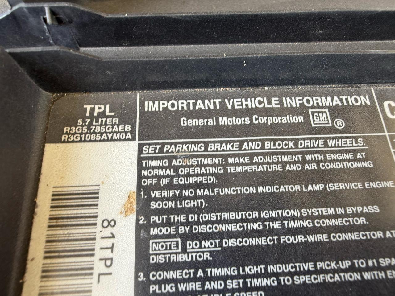 Chevrolet C/K 1500 Ext. Cab 6.5-ft. Bed 2WD 1994