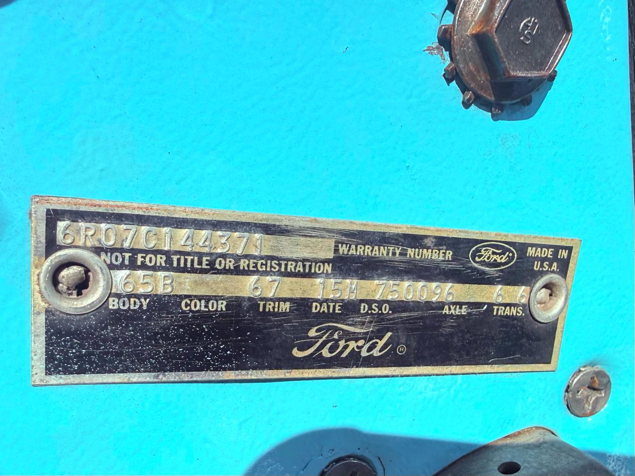 Ford Mustang 2dr Coupe 1966