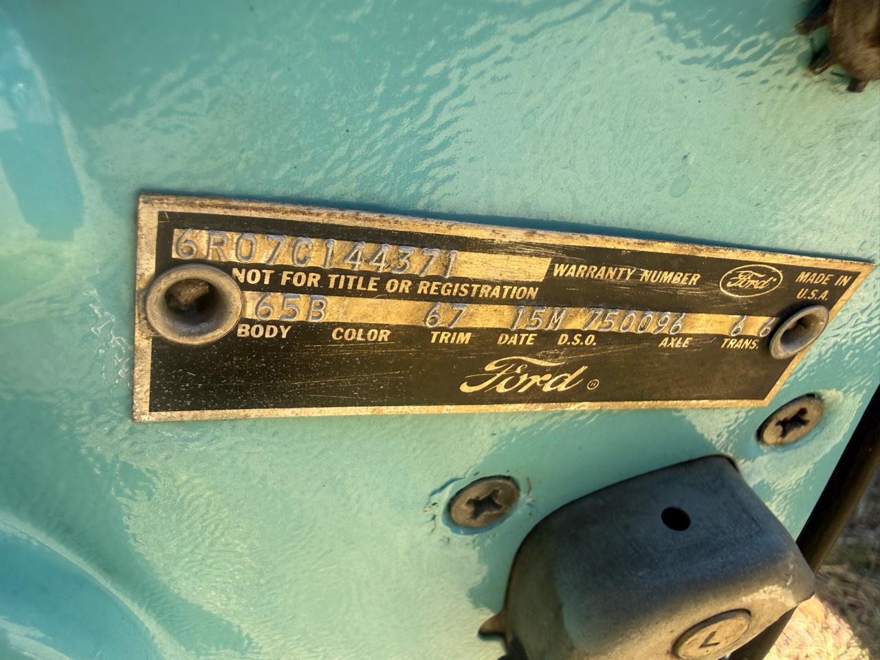 Ford Mustang 2dr Coupe 1966