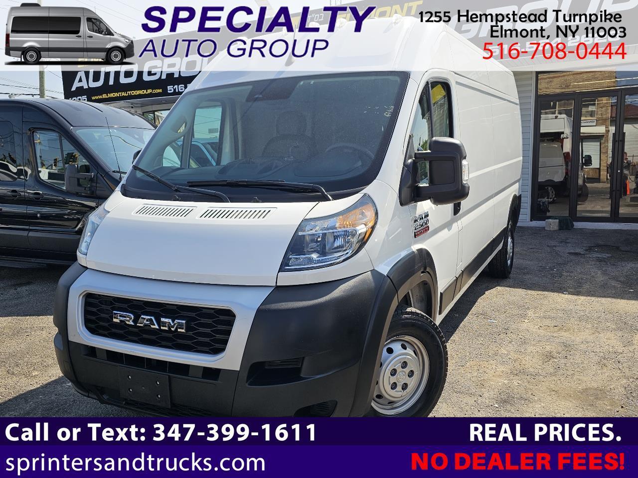 Used 2022 RAM Promaster 2500 High Roof 159in. WB for Sale in Elmont NY 11003 Specialty Auto Group