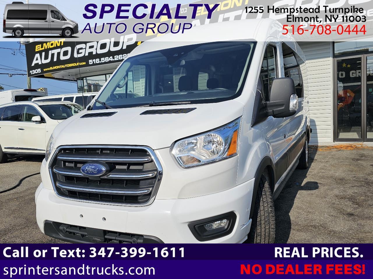 Used 2020 Ford Transit 350 Wagon Med. Roof XL w/Sliding Pass. 148in. WB for Sale in Elmont NY