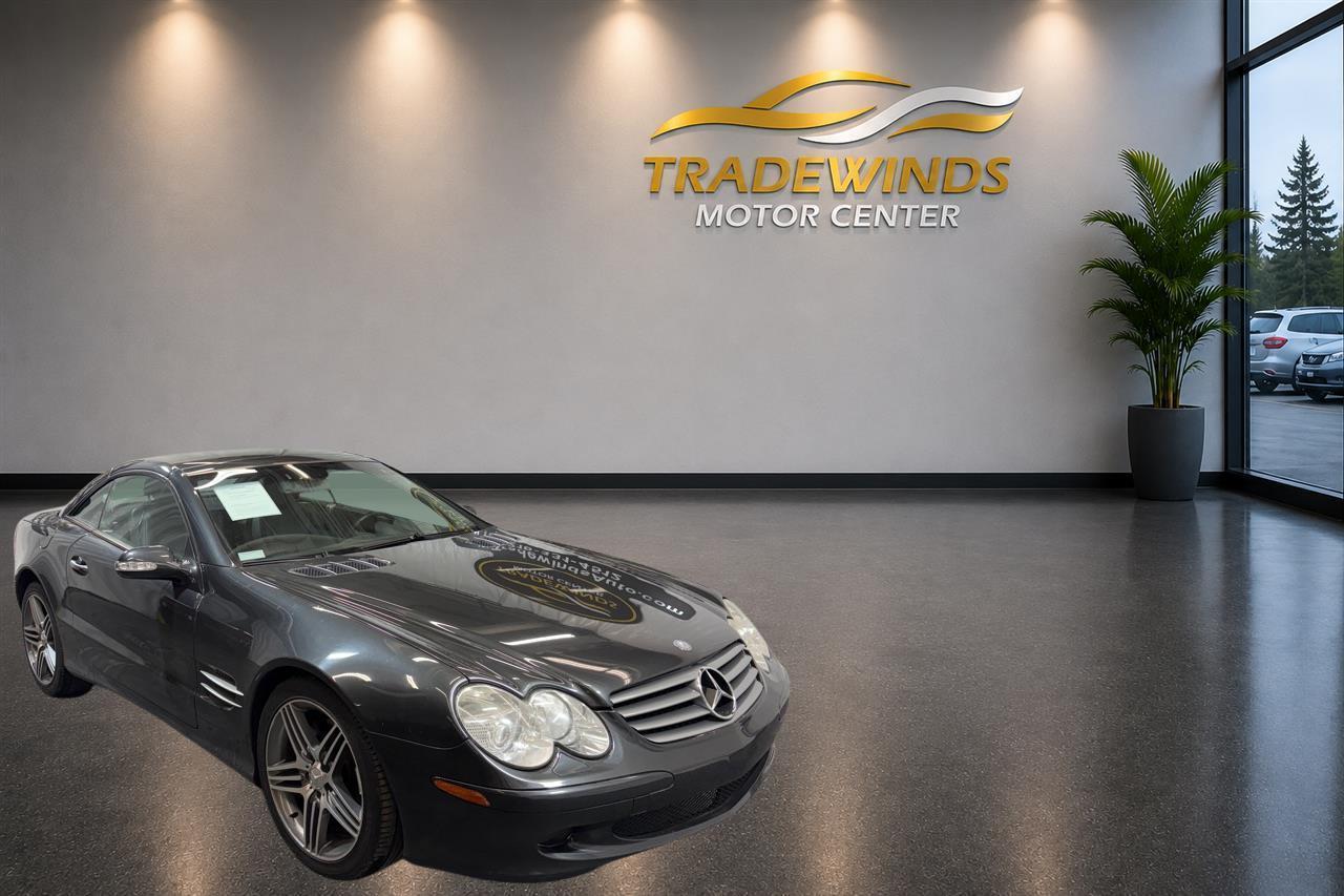 Gray 2003 Mercedes-Benz SL-Class Convertible Rear-Wheel Drive Automatic
