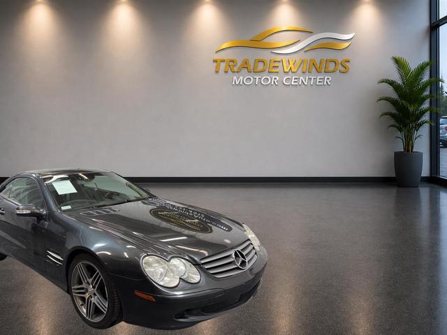 Gray 2003 Mercedes-Benz SL-Class Convertible Rear-Wheel Drive Automatic