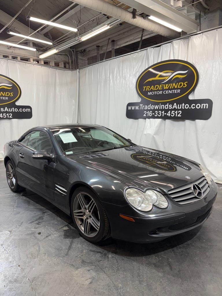 Gray 2003 Mercedes-Benz SL-Class Convertible Rear-Wheel Drive Automatic