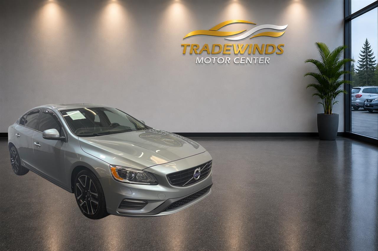 Silver 2017 Volvo S60 Sedan All-Wheel Drive Automatic