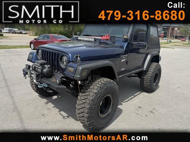Blue 1997 Jeep Wrangler Sport SUV / Crossover Four-Wheel Drive Automatic
