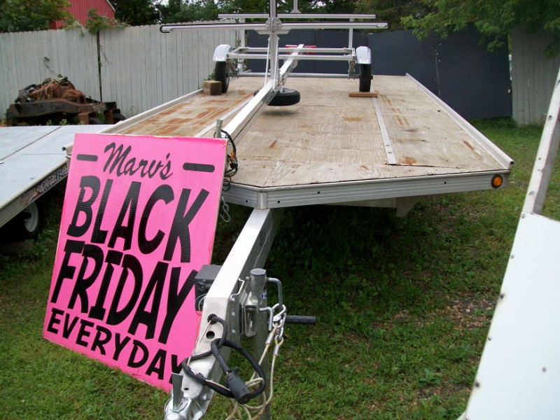 Used 2012 Karavan Trailers 24 (22'+2'V) Open Aluminum 4 Place for Sale