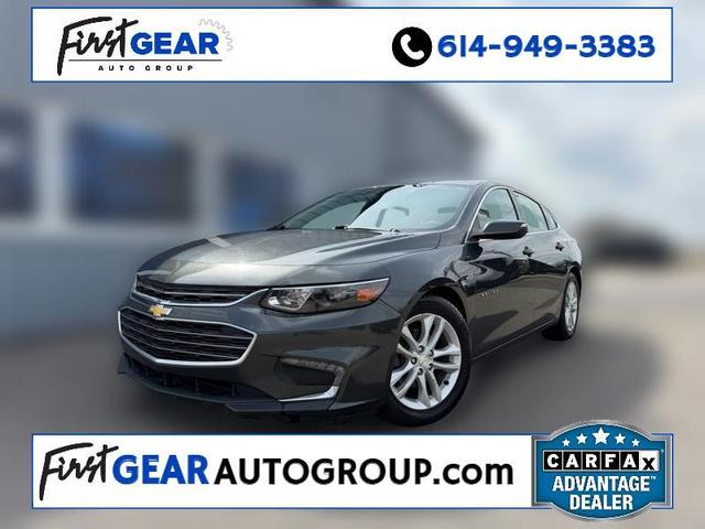 Black 2017 Chevrolet Malibu LT FWD Sedan Front-Wheel Drive Automatic