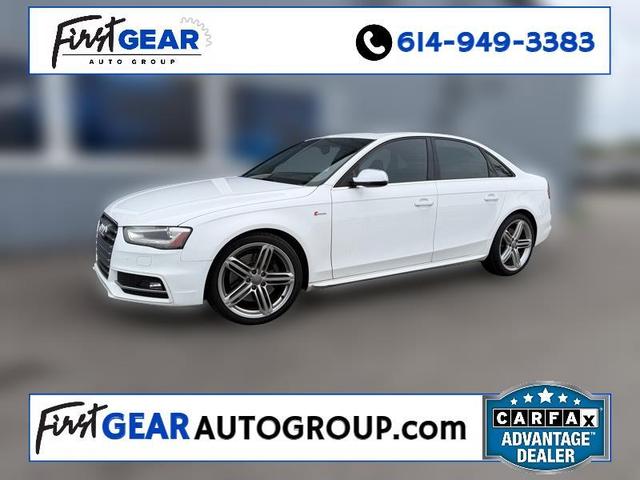 White 2014 Audi S4 Sedan All-Wheel Drive Automatic