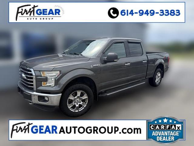Gray 2016 Ford F-150 Pickup Truck Four-Wheel Drive Automatic