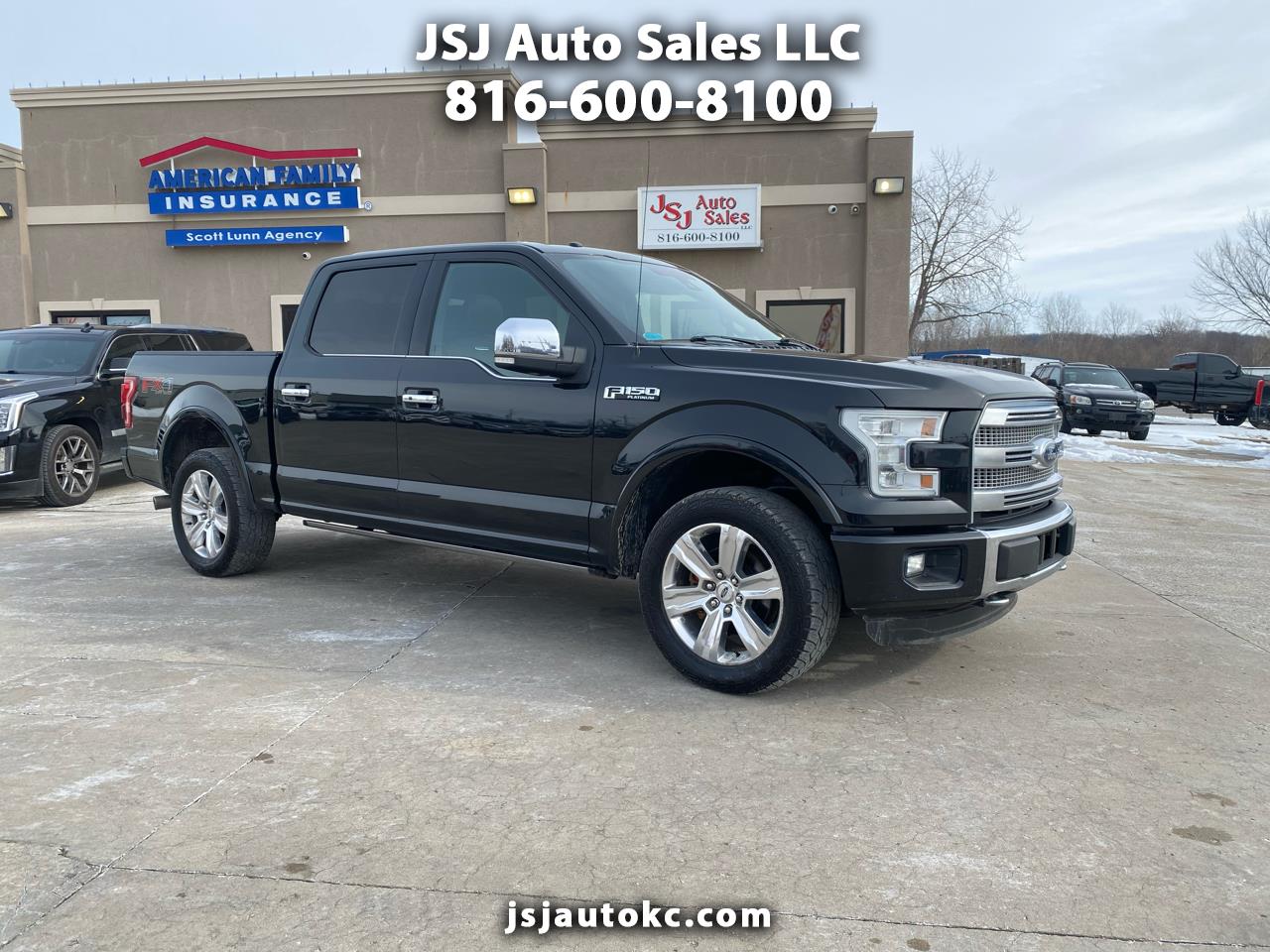 2015 Ford F-150 Platinum SuperCrew 4WD 5.5ft Bed