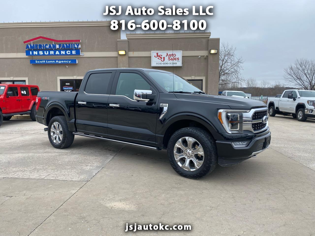 2021 Ford F-150 Platinum 4WD SuperCrew 5.5' Bed