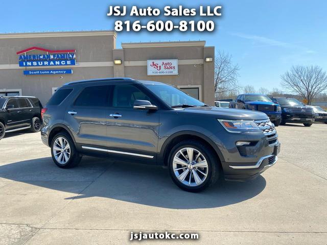 Gray 2018 Ford Explorer Limited AWD SUV / Crossover All-Wheel Drive Automatic