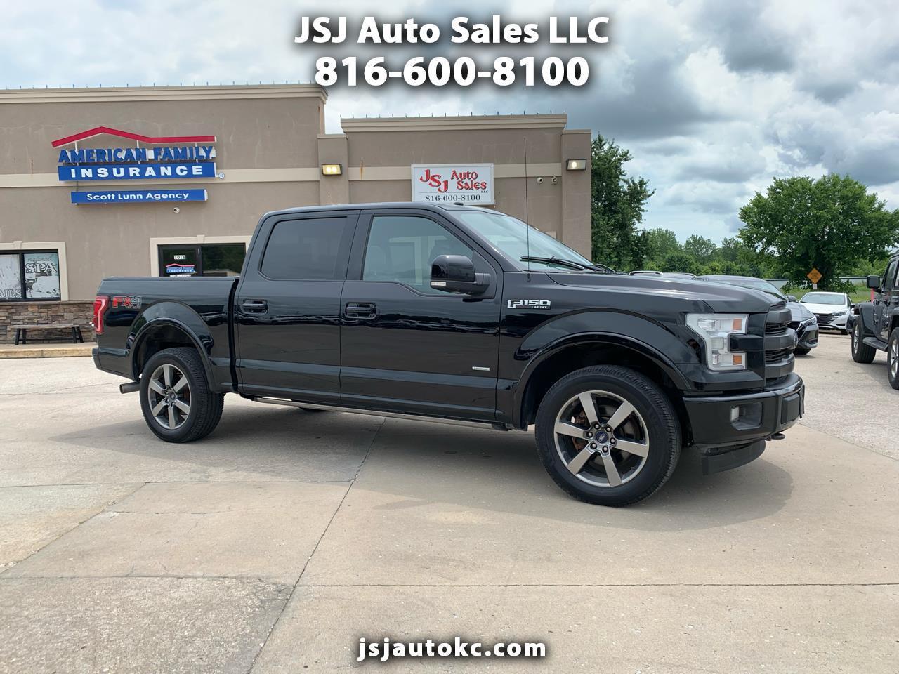 2017 Ford F-150 Lariat 4WD SuperCrew 5.5' Bed
