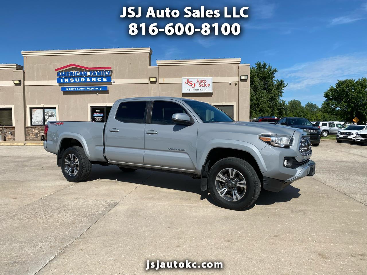 Gray 2019 Toyota Tacoma TRD Off Road Double Cab LB 4WD Pickup Truck Four-Wheel Drive Automatic