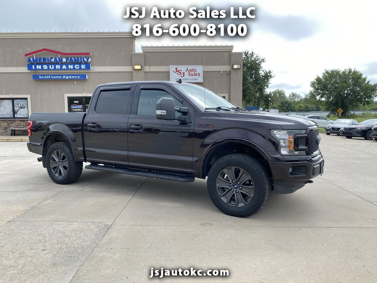 Magma Red 2018 Ford F-150 Pickup Truck Four-Wheel Drive Automatic