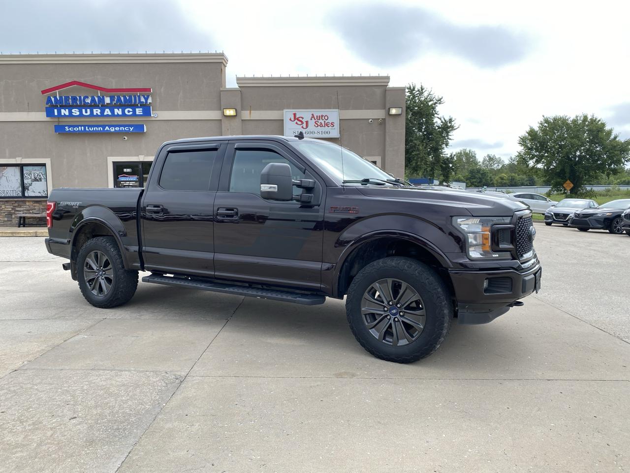 Magma Red 2018 Ford F-150 Pickup Truck Four-Wheel Drive Automatic