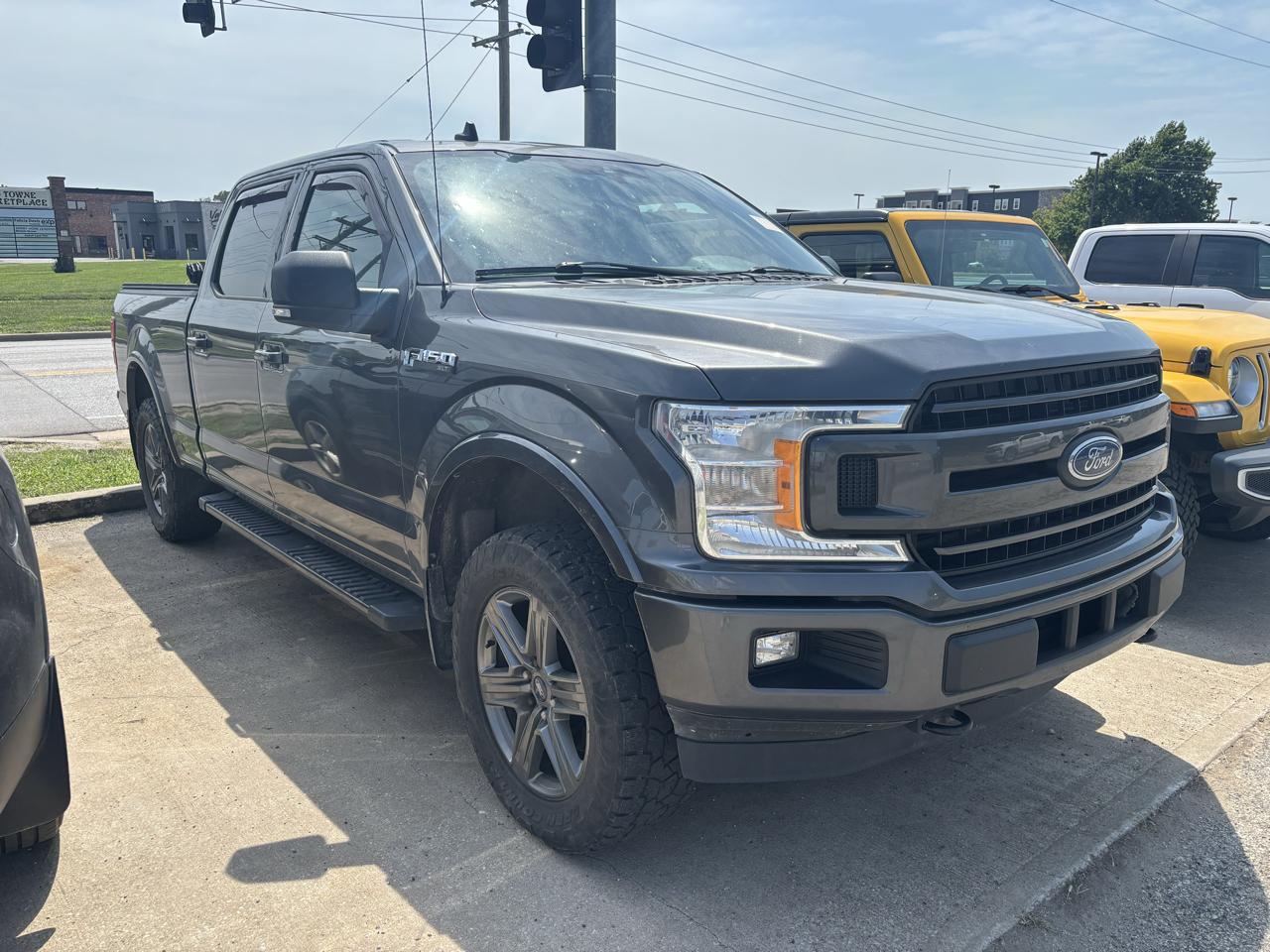 Gray 2020 Ford F-150 Pickup Truck Four-Wheel Drive Automatic