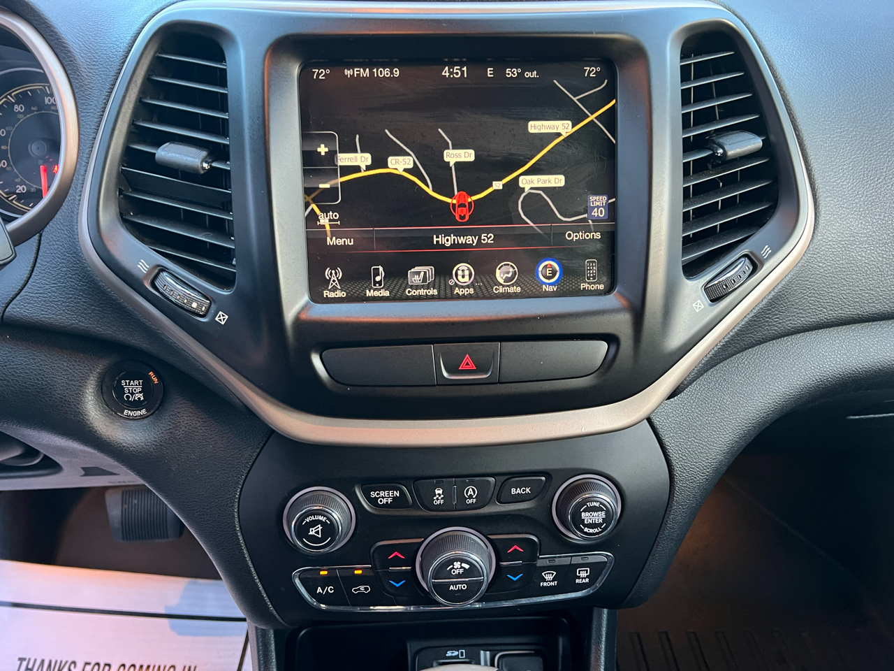 Jeep Cherokee Limited 4WD 2016