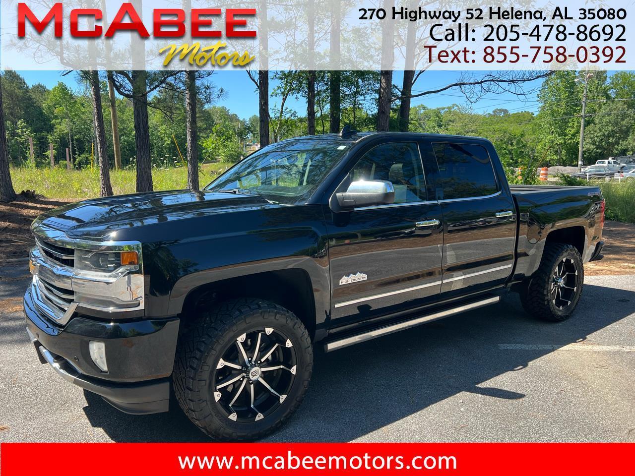 Chevrolet Silverado 1500 High Country Crew Cab 4WD 2017