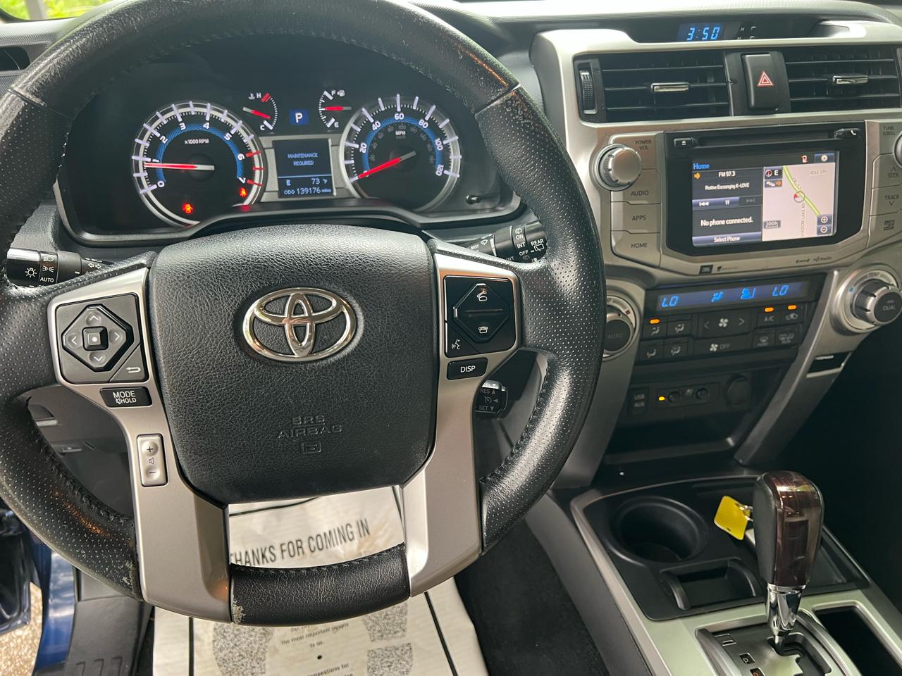 Toyota 4Runner Limited 2WD V6 2016
