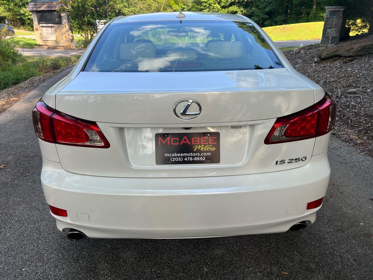 Lexus IS 250 4D Sedan 2012
