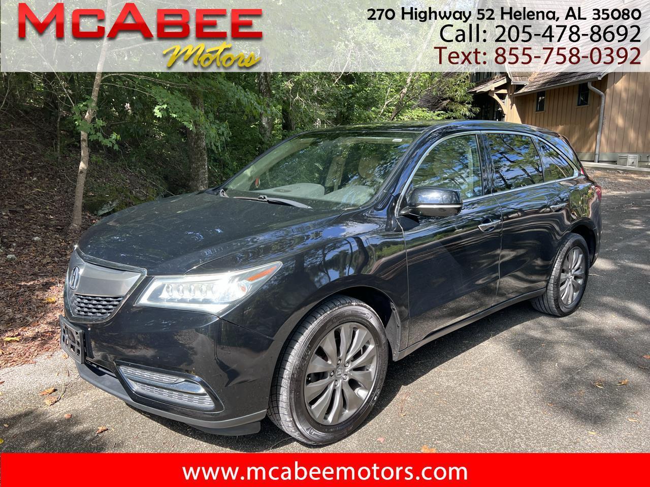 2016 Acura MDX SH-AWD 9-Spd AT w/Tech Package