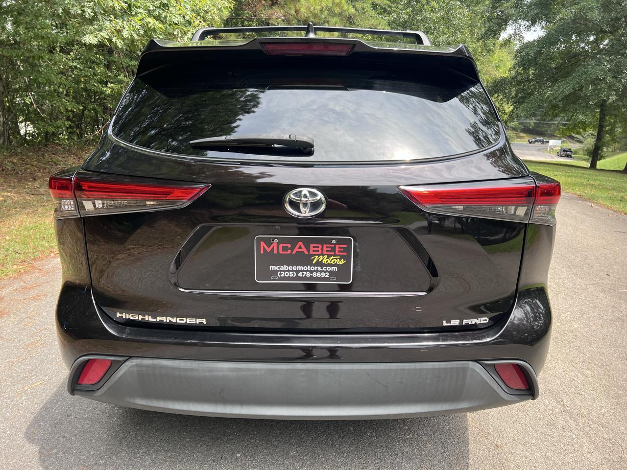 Toyota Highlander LE AWD V6 2022