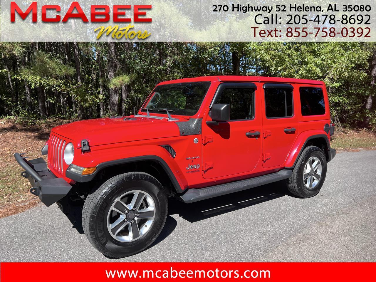 2018 Jeep Wrangler Unlimited Sahara