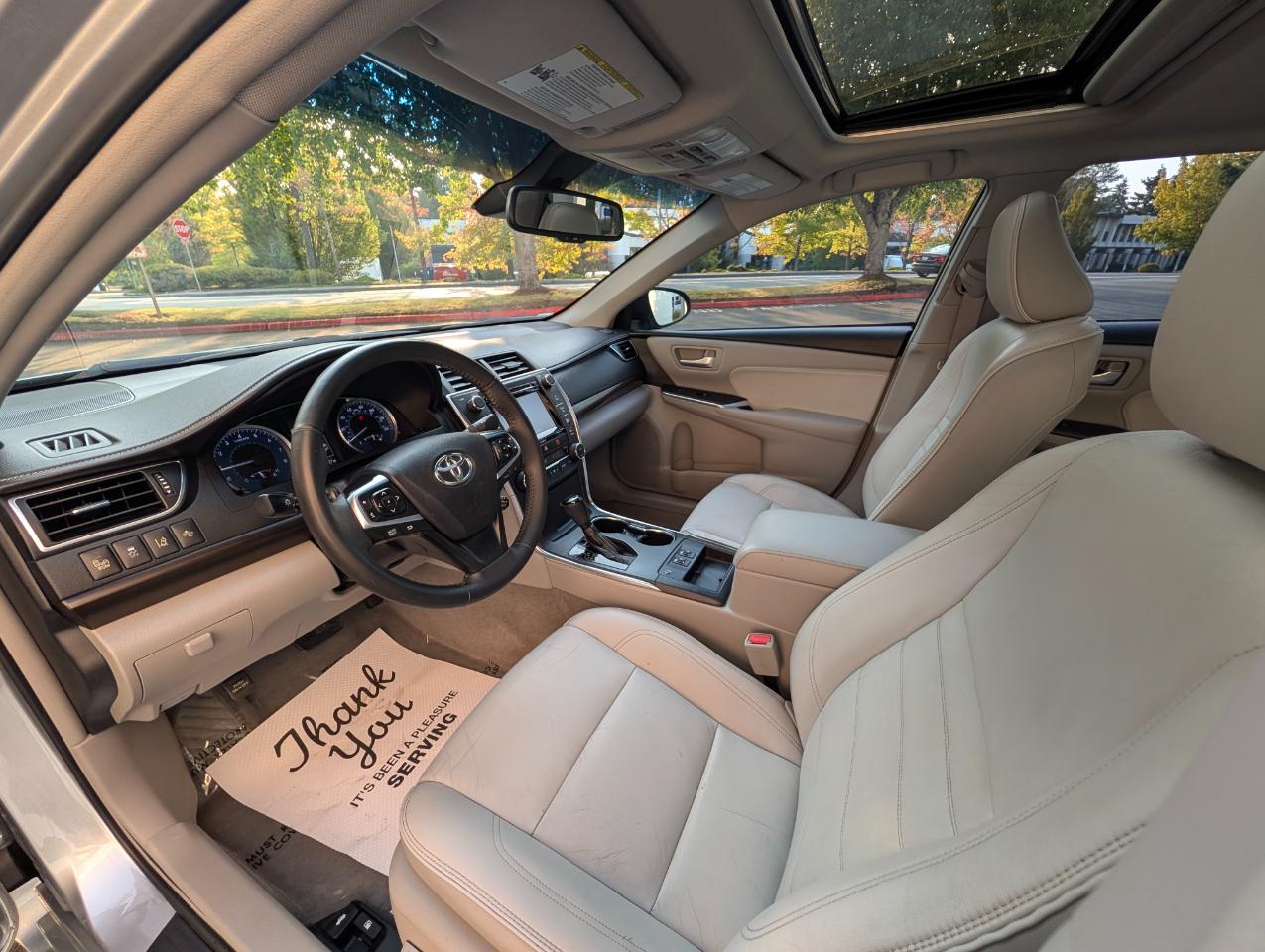 Toyota Camry XLE V6 2017