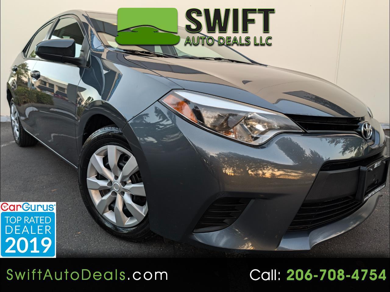 Toyota Corolla LE CVT 2014