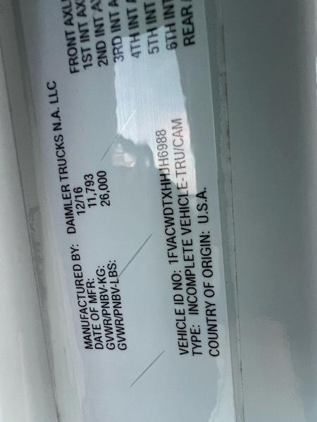 Freightliner M2 106 Medium Duty  2017