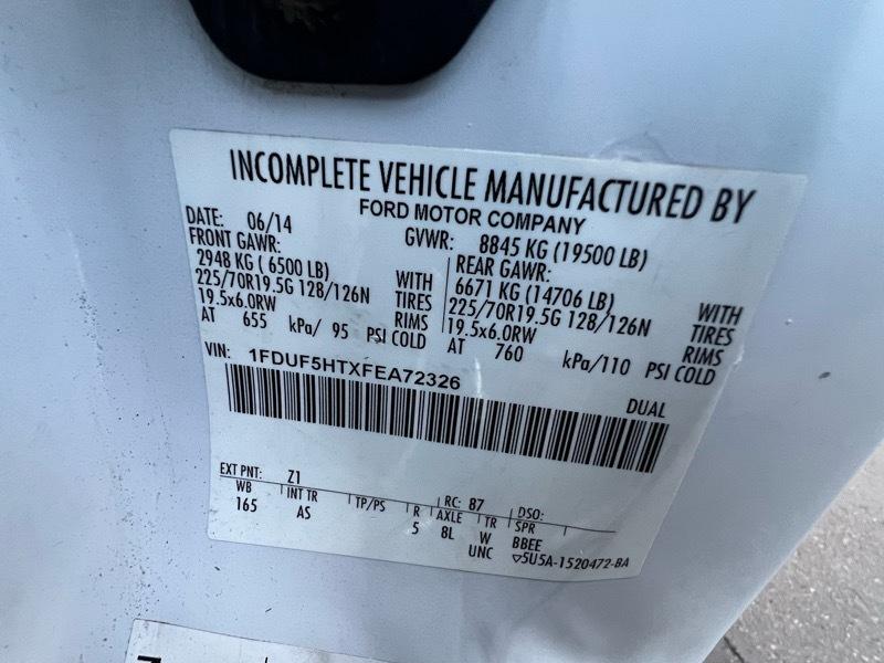 Ford F-550 Regular Cab DRW 4WD 2015