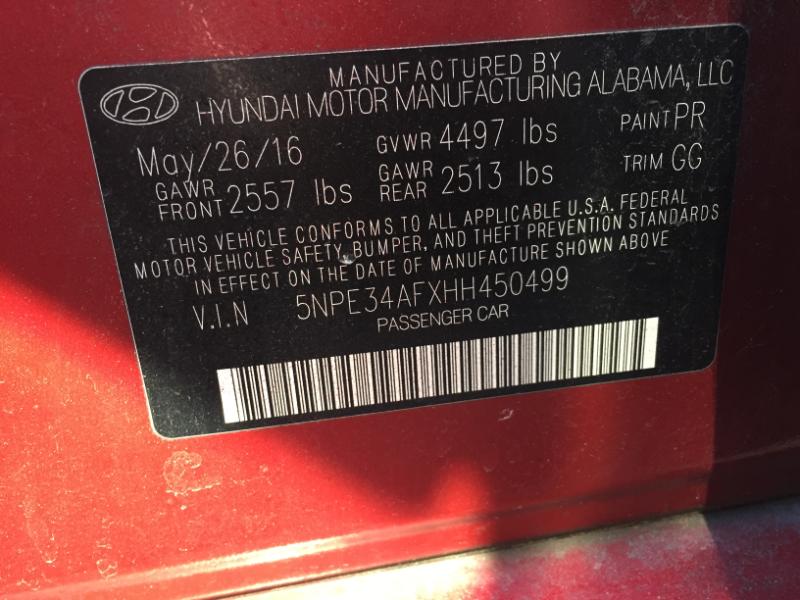 Hyundai Sonata Sport 2017