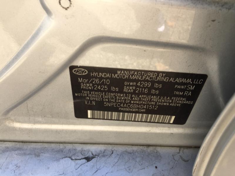 Hyundai Sonata Limited Auto 2011