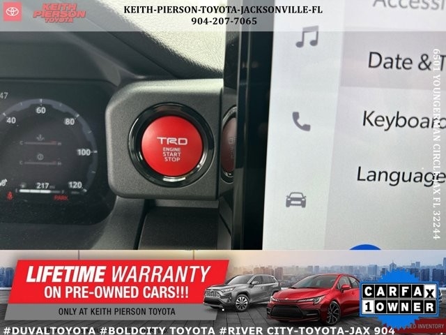 Toyota 4Runner TRD Off Road Premium 4WD (Natl) 2025 Toyota 4Runner TRD Off Road Premium 4WD (Natl) 2025