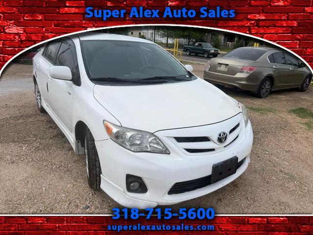 White 2013 Toyota Corolla S Sedan Front-Wheel Drive Automatic