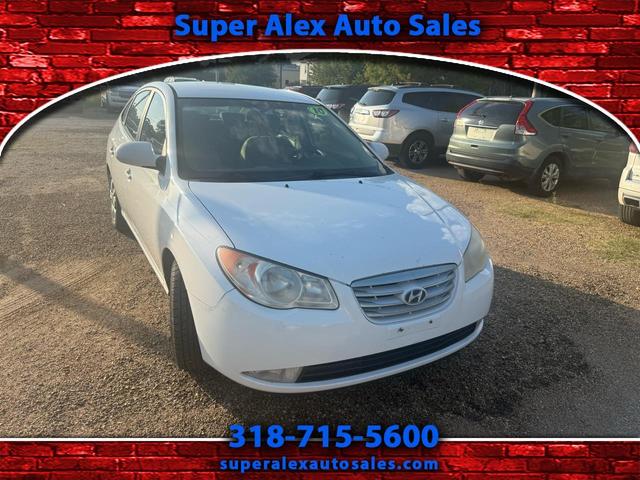 White 2010 Hyundai Elantra Sedan Front-Wheel Drive Automatic