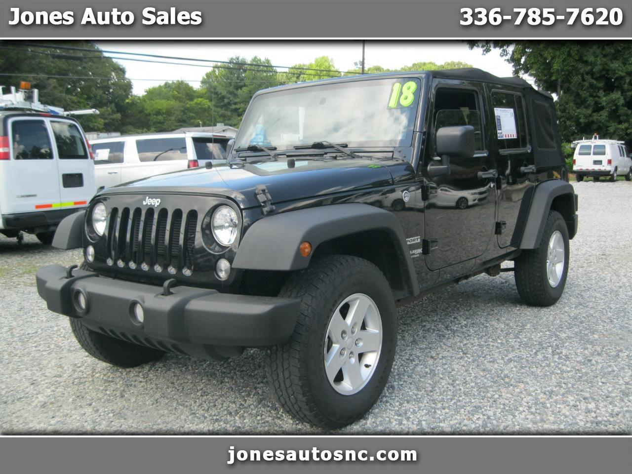 2018 Jeep Wrangler JK Unlimited SPORT