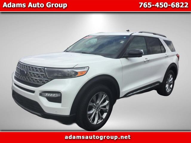 White 2020 Ford Explorer Limited AWD SUV / Crossover All-Wheel Drive Automatic