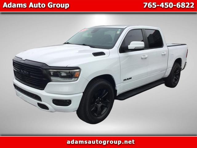 White 2020 RAM 1500 Big Horn Crew Cab 4WD Pickup Truck Four-Wheel Drive Automatic