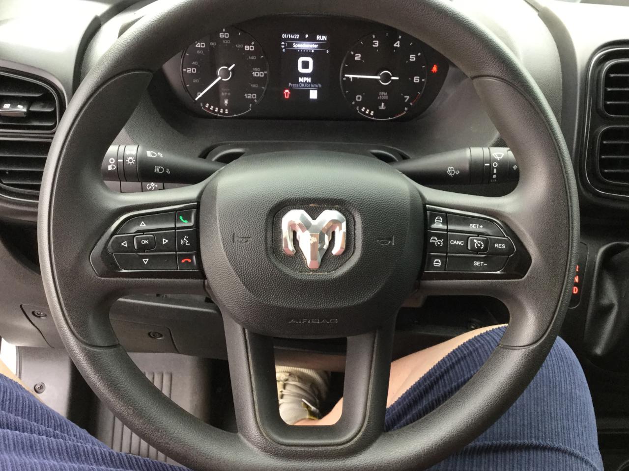 RAM ProMaster Cargo Van Tradesman 2500 High Roof 159" WB w/Pass Seat 2024