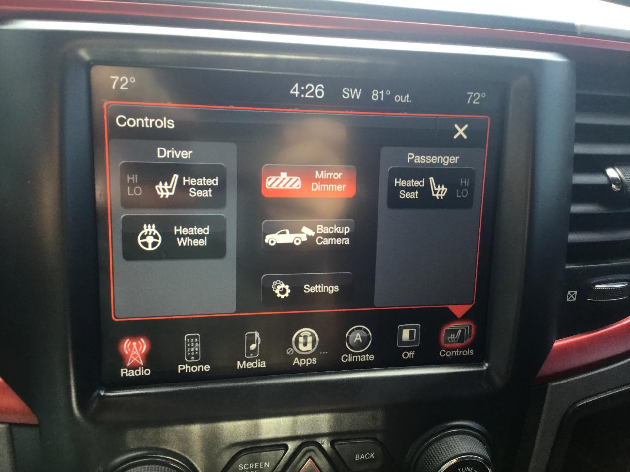 RAM 1500 4WD Crew Cab 140.5" Rebel 2016