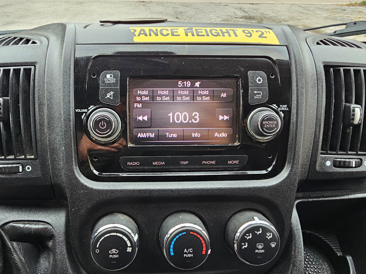 RAM ProMaster Cargo Van 3500 High Roof 159" WB EXT 2020