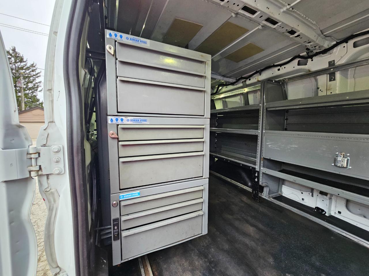 Ford Transit Van T-250 148" Low Rf 9000 GVWR Swing-Out RH Dr 2017