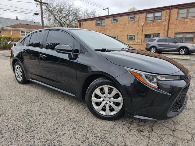 Black 2020 Toyota Corolla LE FWD Sedan Front-Wheel Drive Automatic