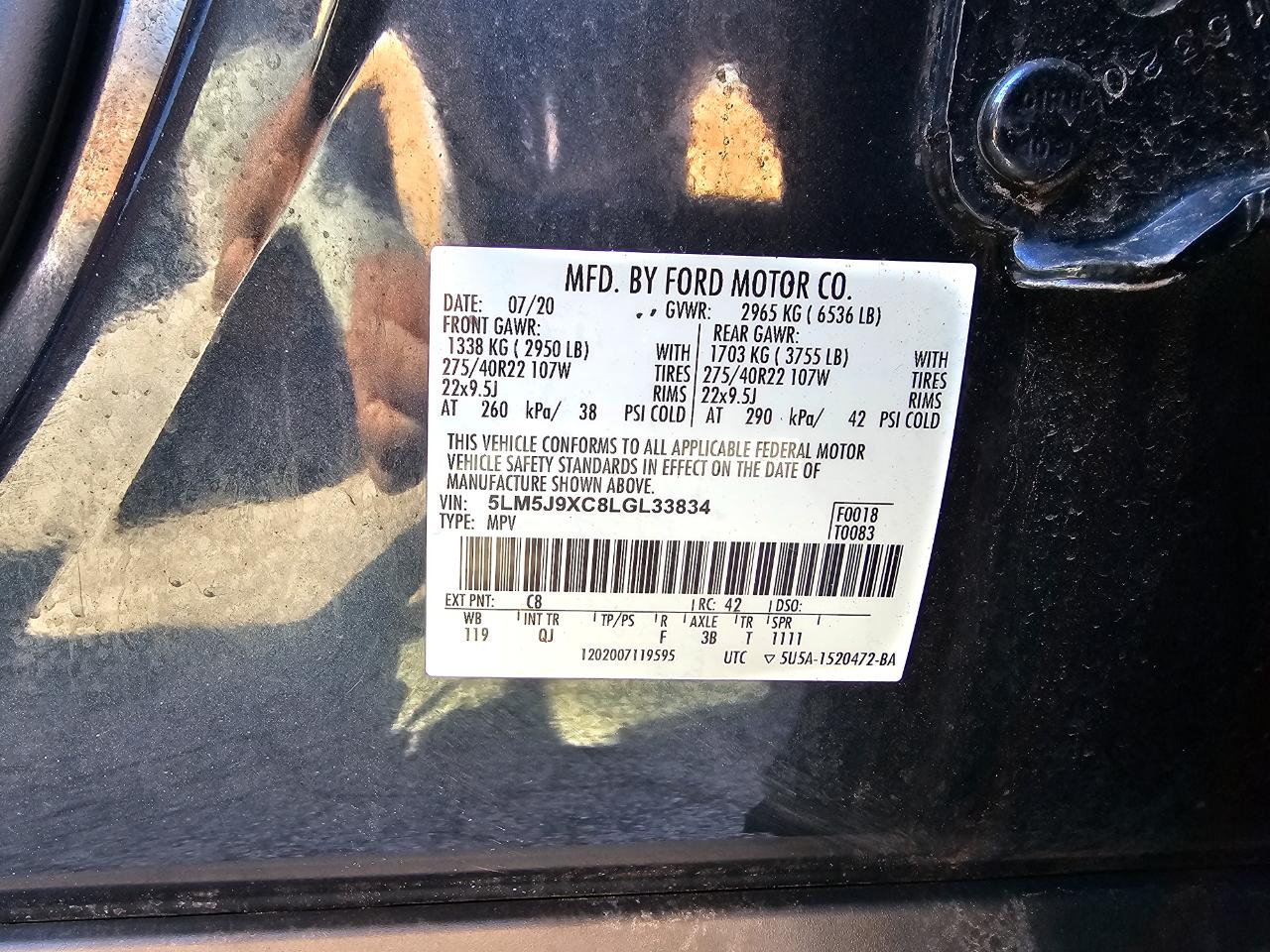 Lincoln Aviator Black Label AWD 2020