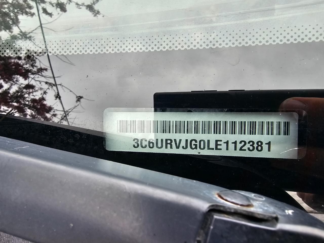 RAM ProMaster Cargo Van 3500 High Roof 159" WB EXT 2020